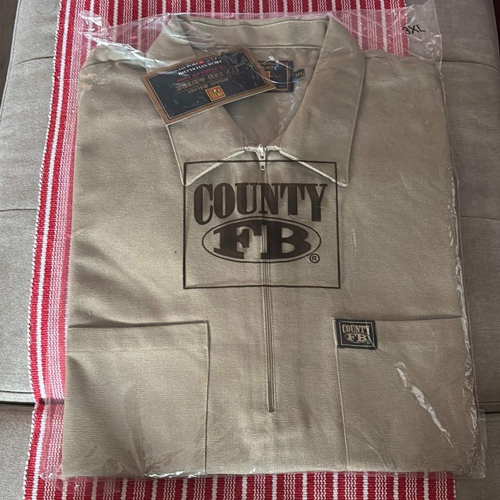 FB County Zip Up Shirt